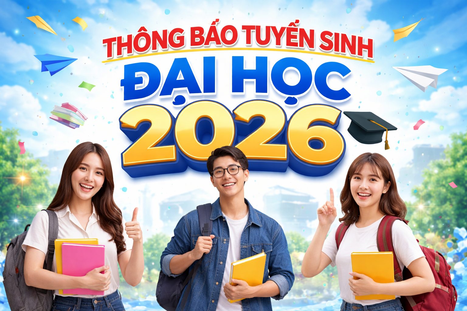 Thông báo tuyển sinh Đại học chính quy năm 2026